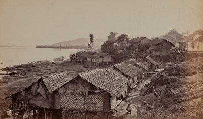 Burmese Village by British Photographer